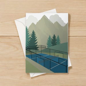 Padel Tennis Karte - Geburtstag, Dankeschön und andere Anlässe