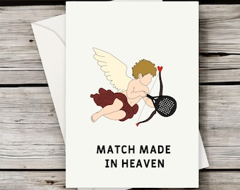 Padel Cupid - Padel Tennis Card - Birthday, Valentines or other occasions