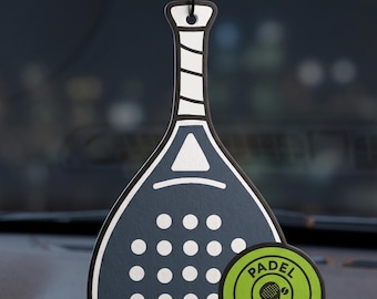 Luchtverfrisser padelauto NIEUW ONTWERP EN GEUREN - Padelcadeau, Kerstmis, verjaardagen en andere gelegenheden