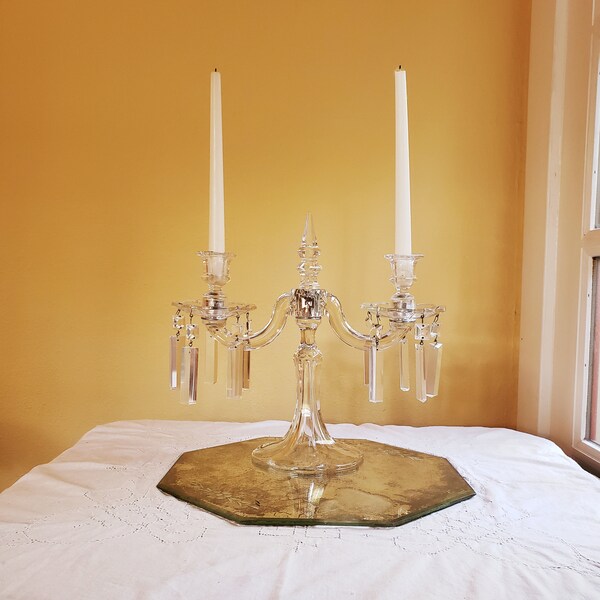 Crystal Candelabra Etsy