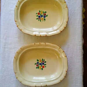 Antique Masons &quot;Yorkshire&quot; Square shaped Serving Bowls Pair-Discontinued