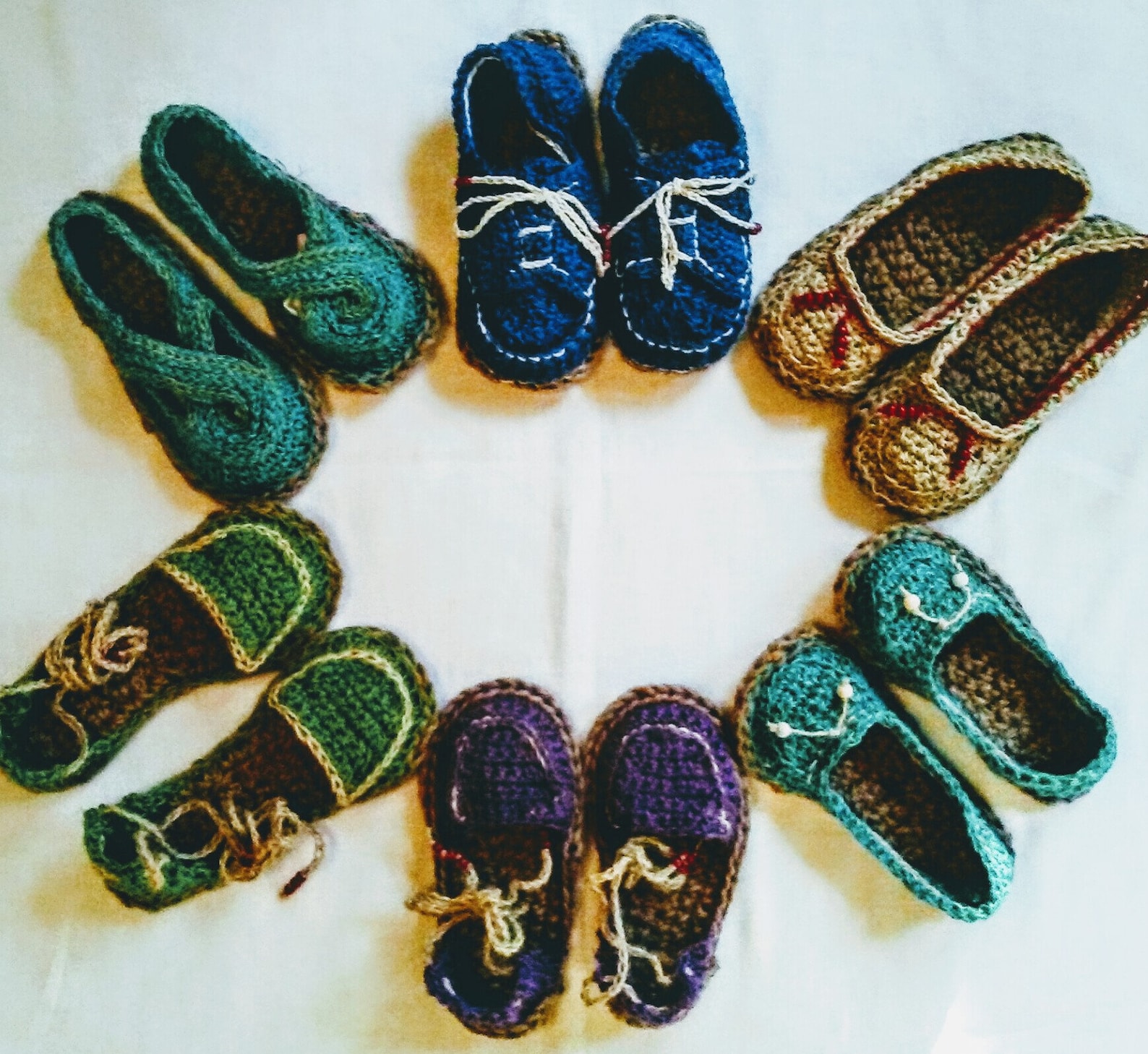 handmade espadrille ballet style with crocheted jute