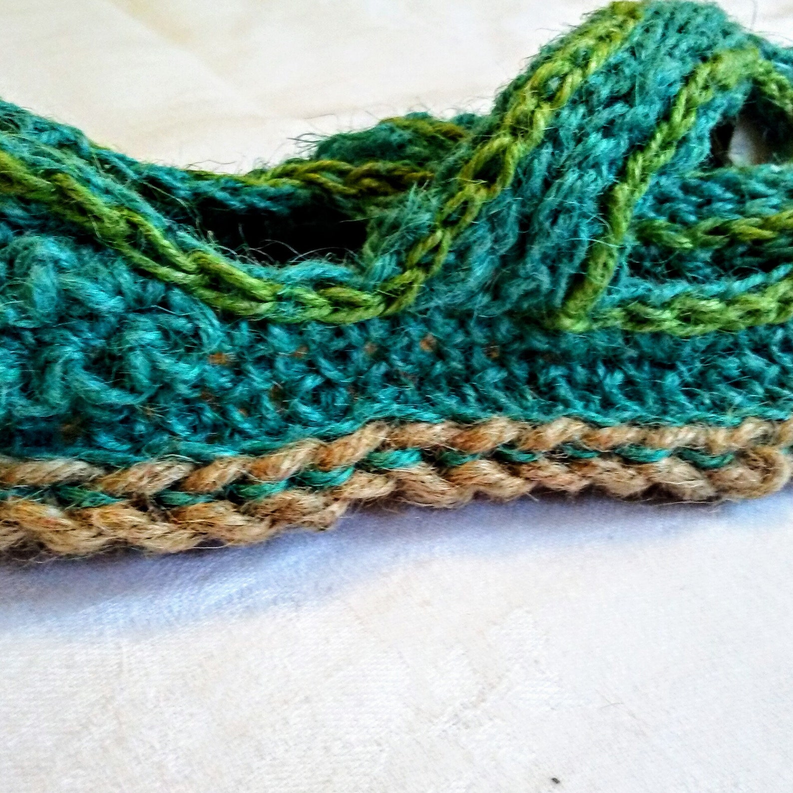 handmade espadrille ballet, laceups and crossovers with colored jute