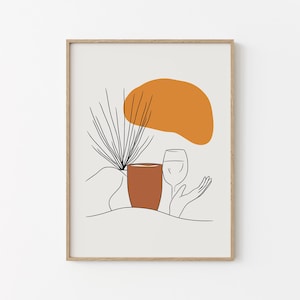 Water Into Wine Christian Wall Art Digital Bible Art Boho Wall Art Decor Minimalist Modern Christian Wall Art Digital Print Decor