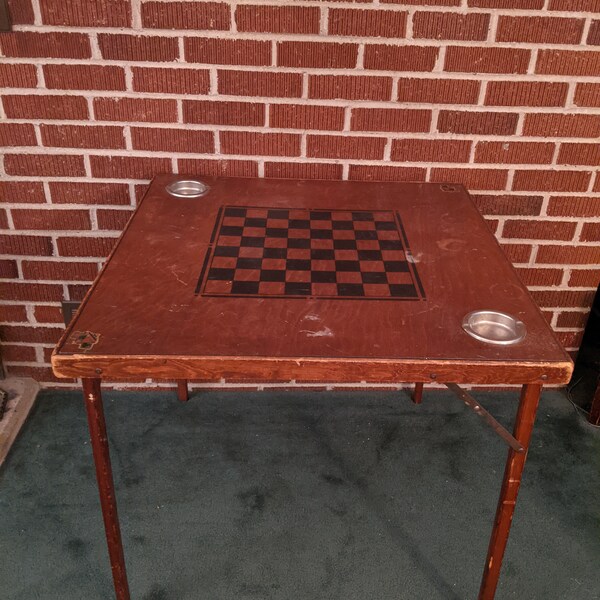 Wood Folding Table - Etsy