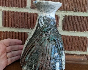 Vintage Brutalist Studio Pottery Vase