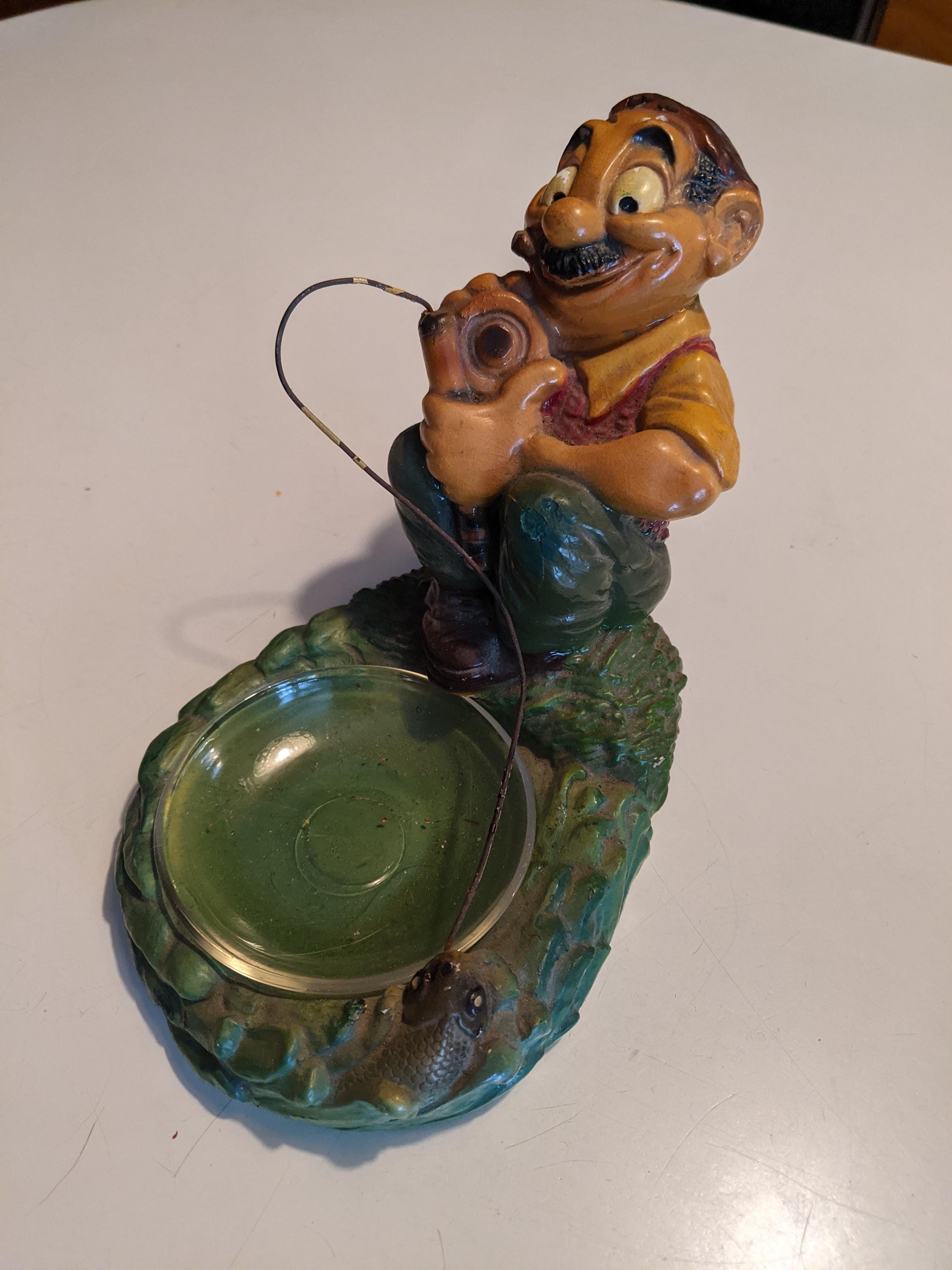 Fisherman Chalkware - Etsy