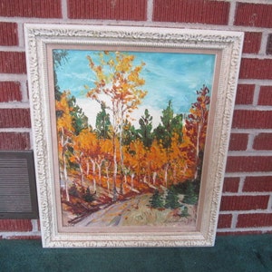 Vintage Beautiful Original Signed Landscape Oil Painting