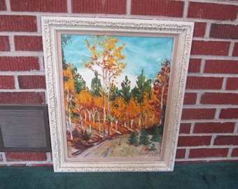 Vintage Beautiful Original Signed Landscape Oil Painting