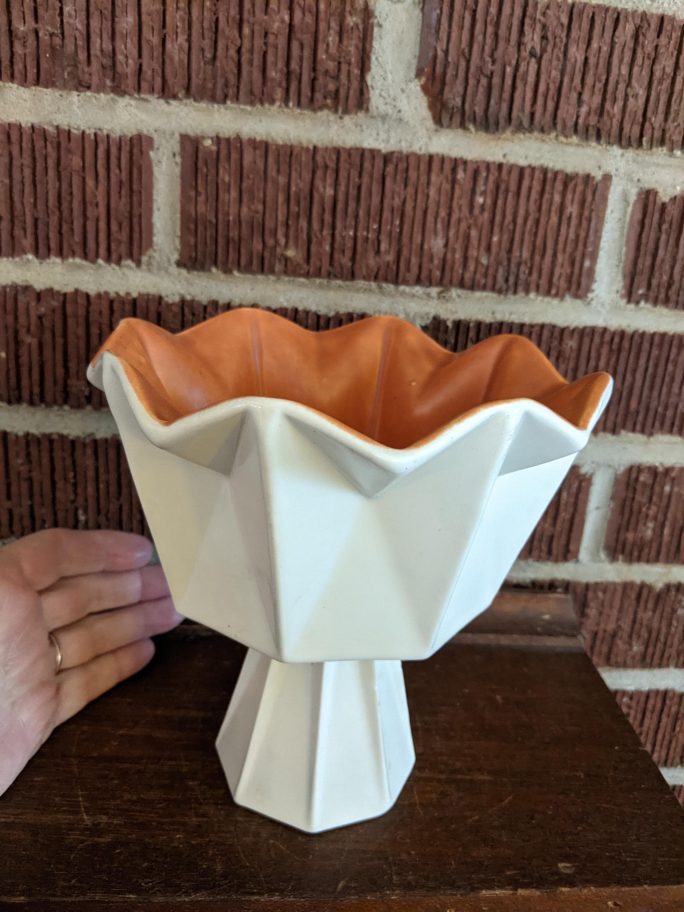 Vintage Red Wing #787 Pottery Prismatique Mid Century Modern
