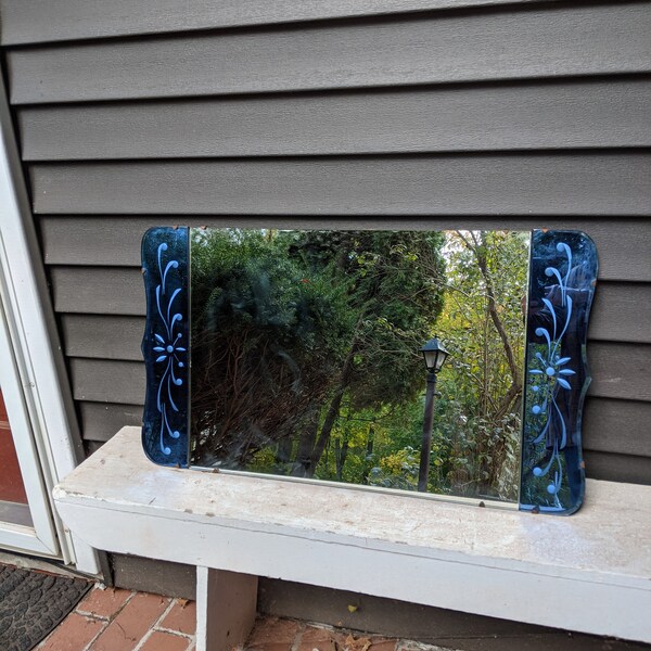 Cobalt Blue Art Deco Etsy