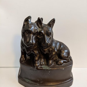 Vintage Cast Metal Scottish Terrier Scottie Dog Figures