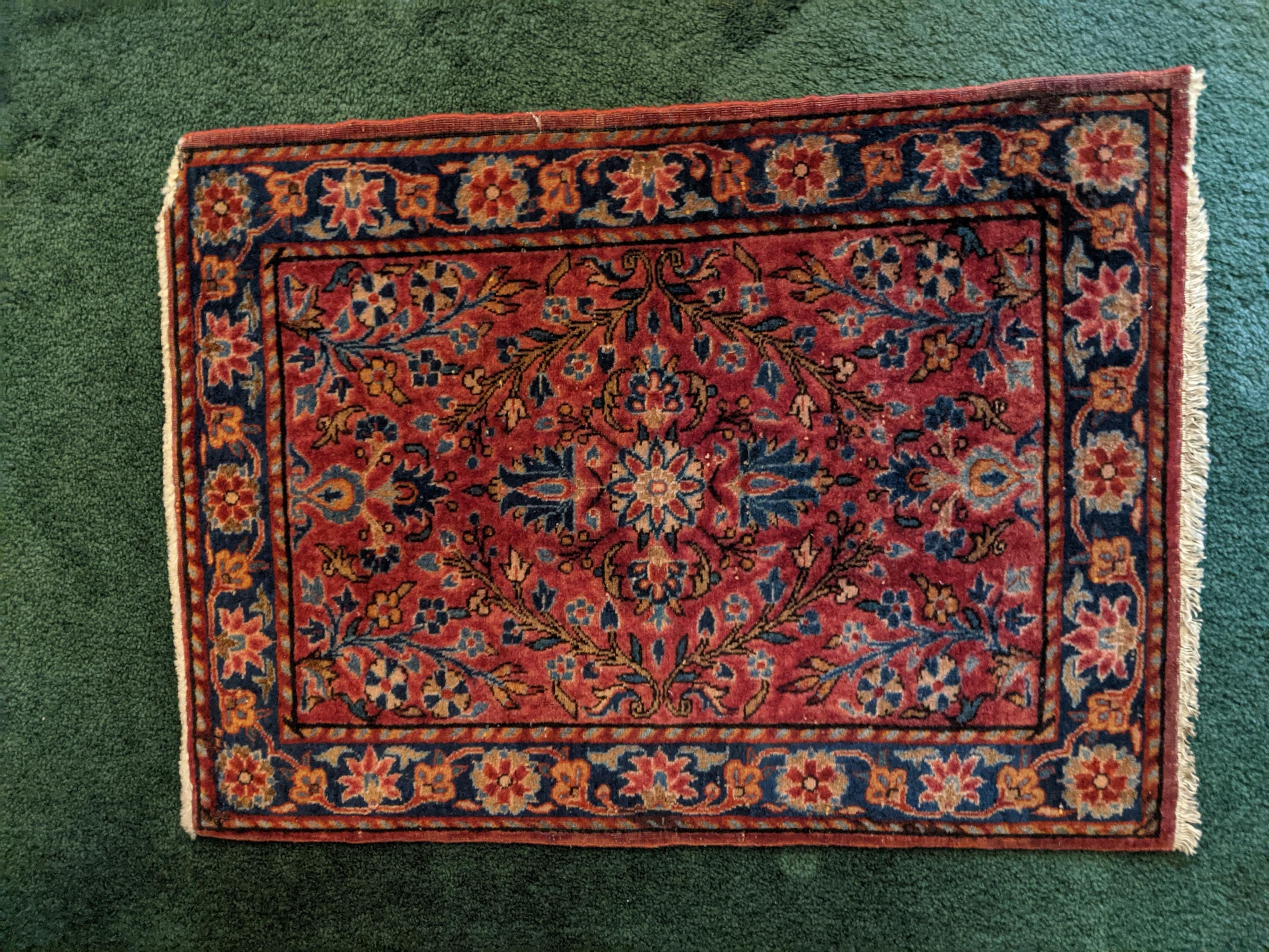 49×262 “Take a side trip” ViNTAGE RUG Vintage 27 1/2x20 Oriental Rug From Midwest Estate No.3 - Etsy Denmark