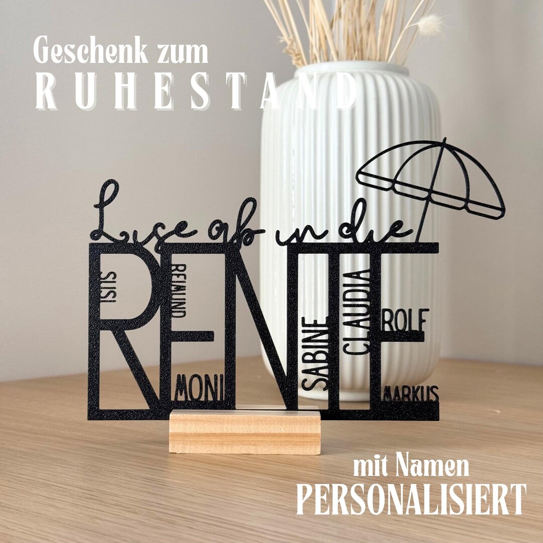 Personalized Retirement Display | Gift for Retirement & Retirement ...