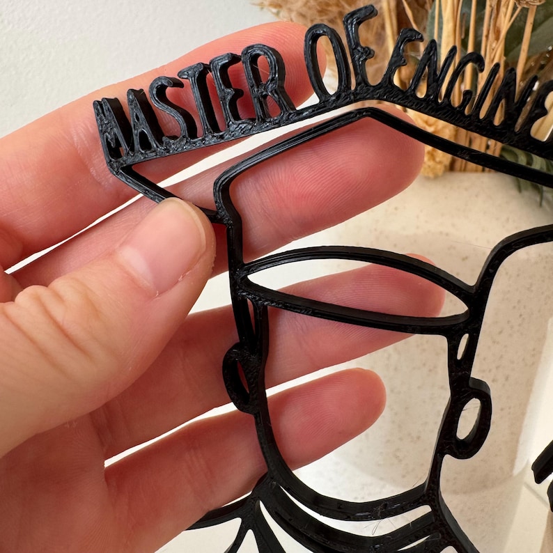 Personalisierter Absolventen-Aufsteller | Abitur | Matura | Geschenk zur Graduation | Abschlussgeschenk | ABI 2025 | Absolventen-Idee