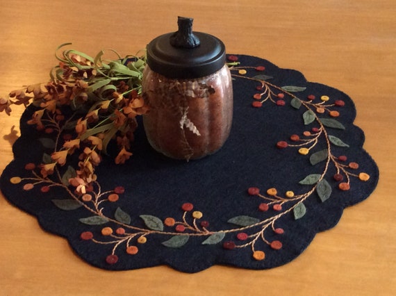 Blueberry, Bittersweet or Winterberry Candle Mats