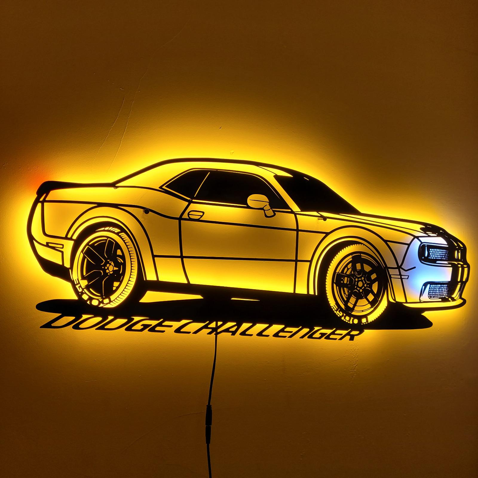 Dodge Challenger Neon Sign - Etsy