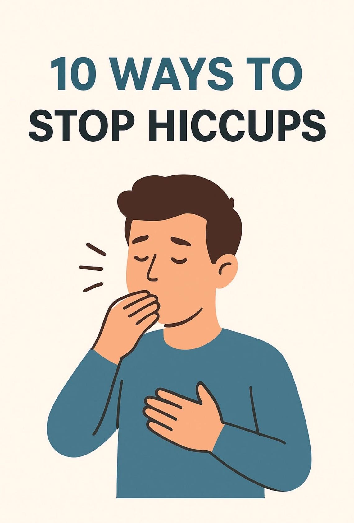Curated visual reference: Visual Reference: 10 Ways To Stop Hiccups