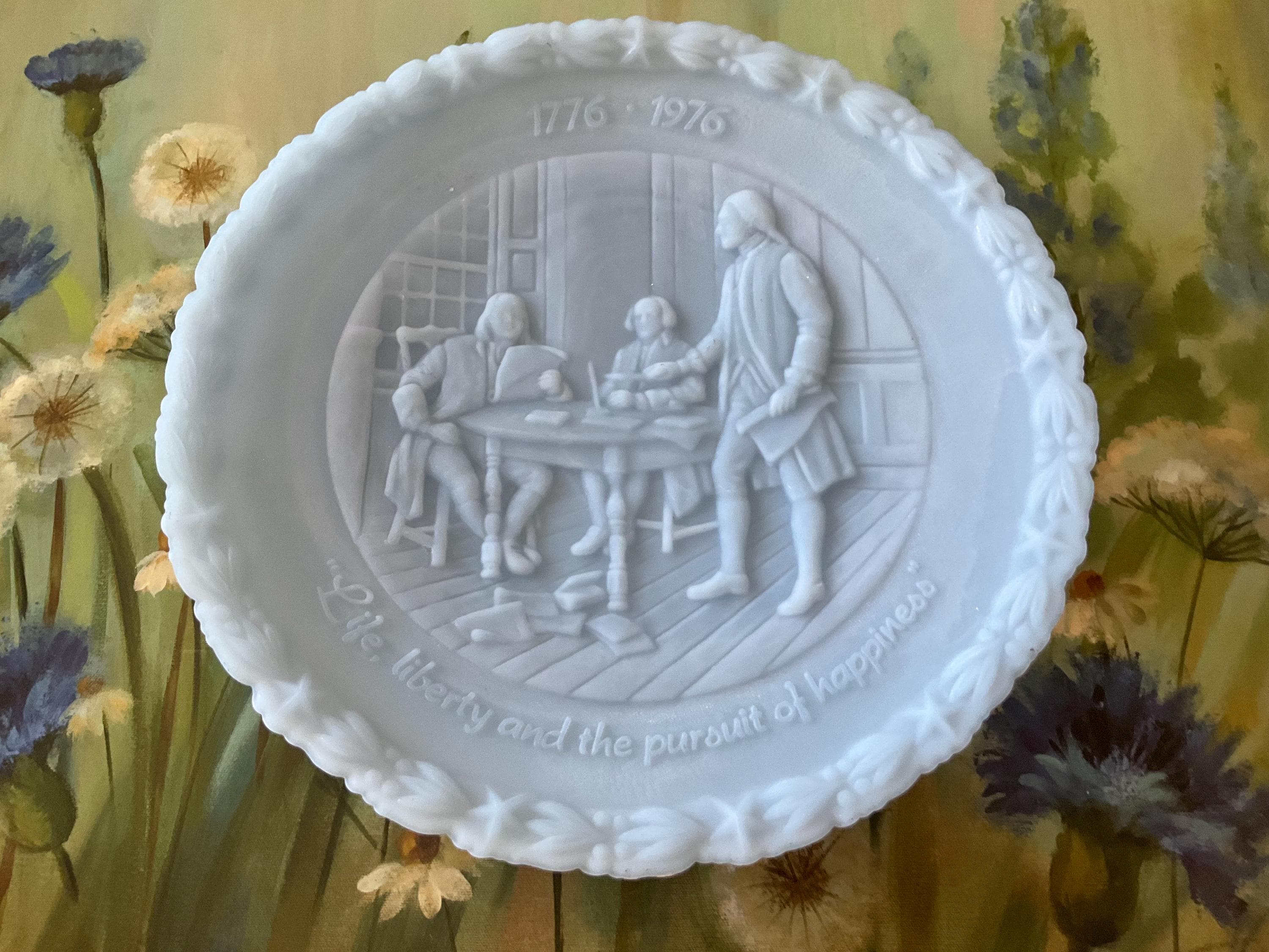 Fenton Bicentennial Plate - Etsy