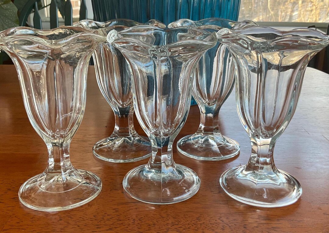Solid Tulip Glass Ice Cream Sundae Dishes. Not Just for Ice Cream — free download