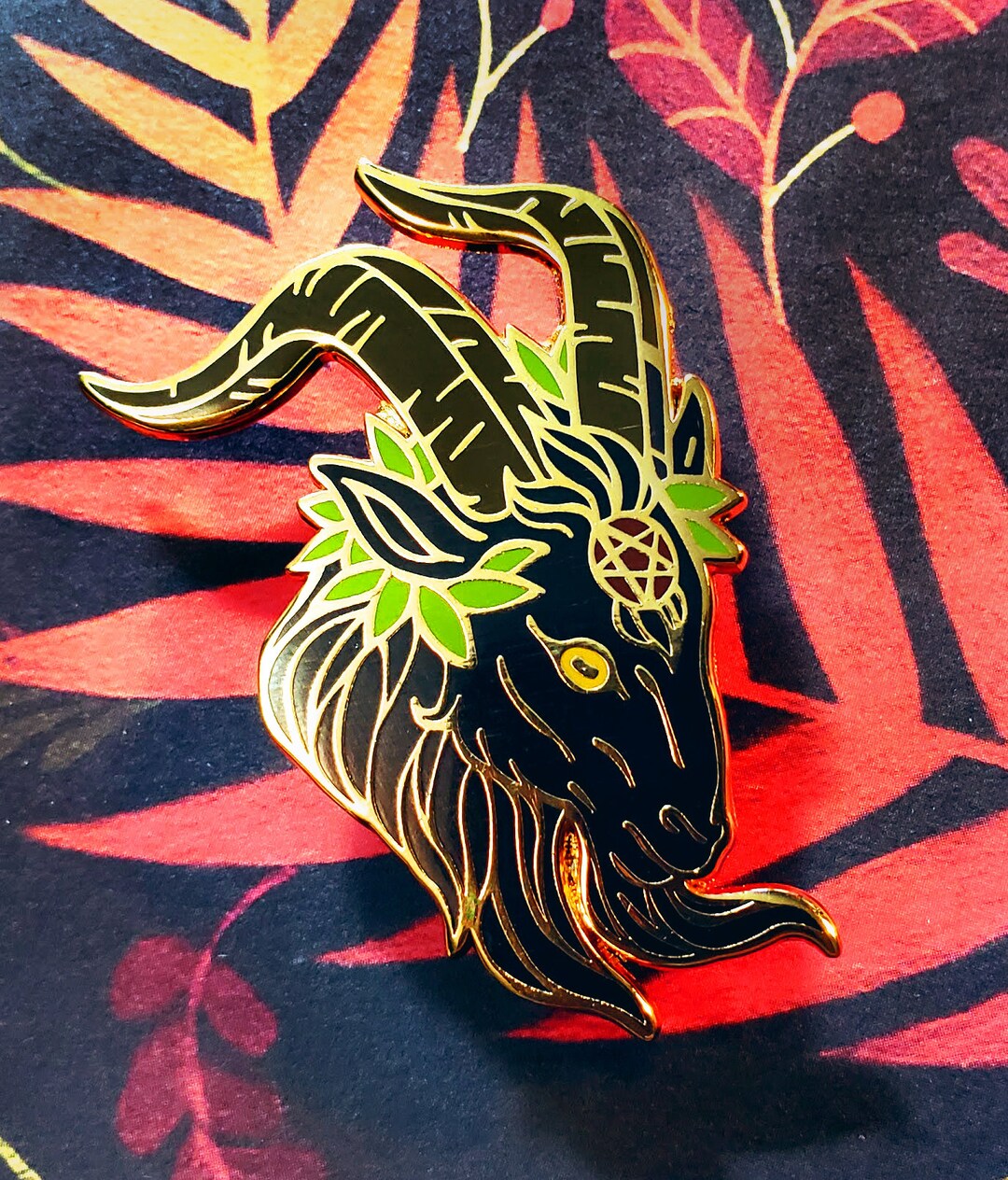 Black Phillip Hard Enamel Pin - Etsy