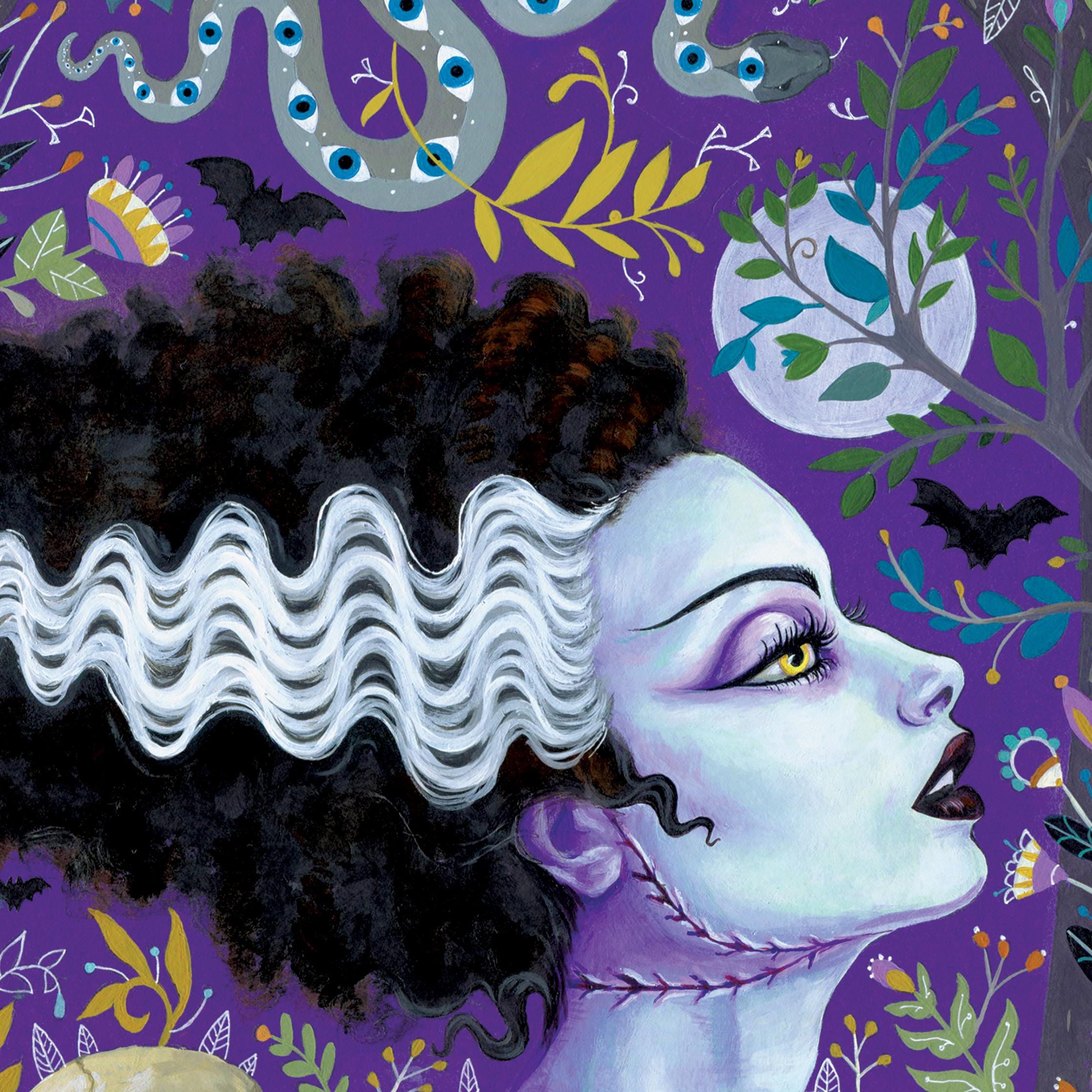 Bride of Frankenstein Wall Art Print Framed or Unframed - Etsy