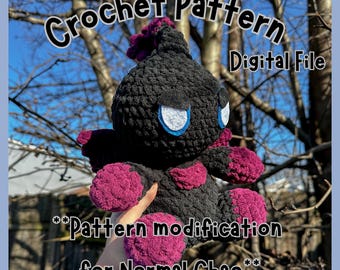 Crochet Chaotic Garden Friend | PATTERN MOD ONLY- see caption | Adventure Dark Type | Pattern Digital File |