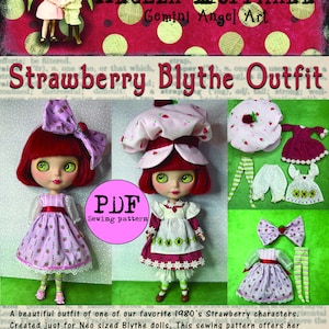 Sewing Pattern for Neo Blythe: Strawberry Blythe
