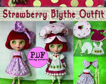 Sewing Pattern for Neo Blythe: Strawberry Blythe