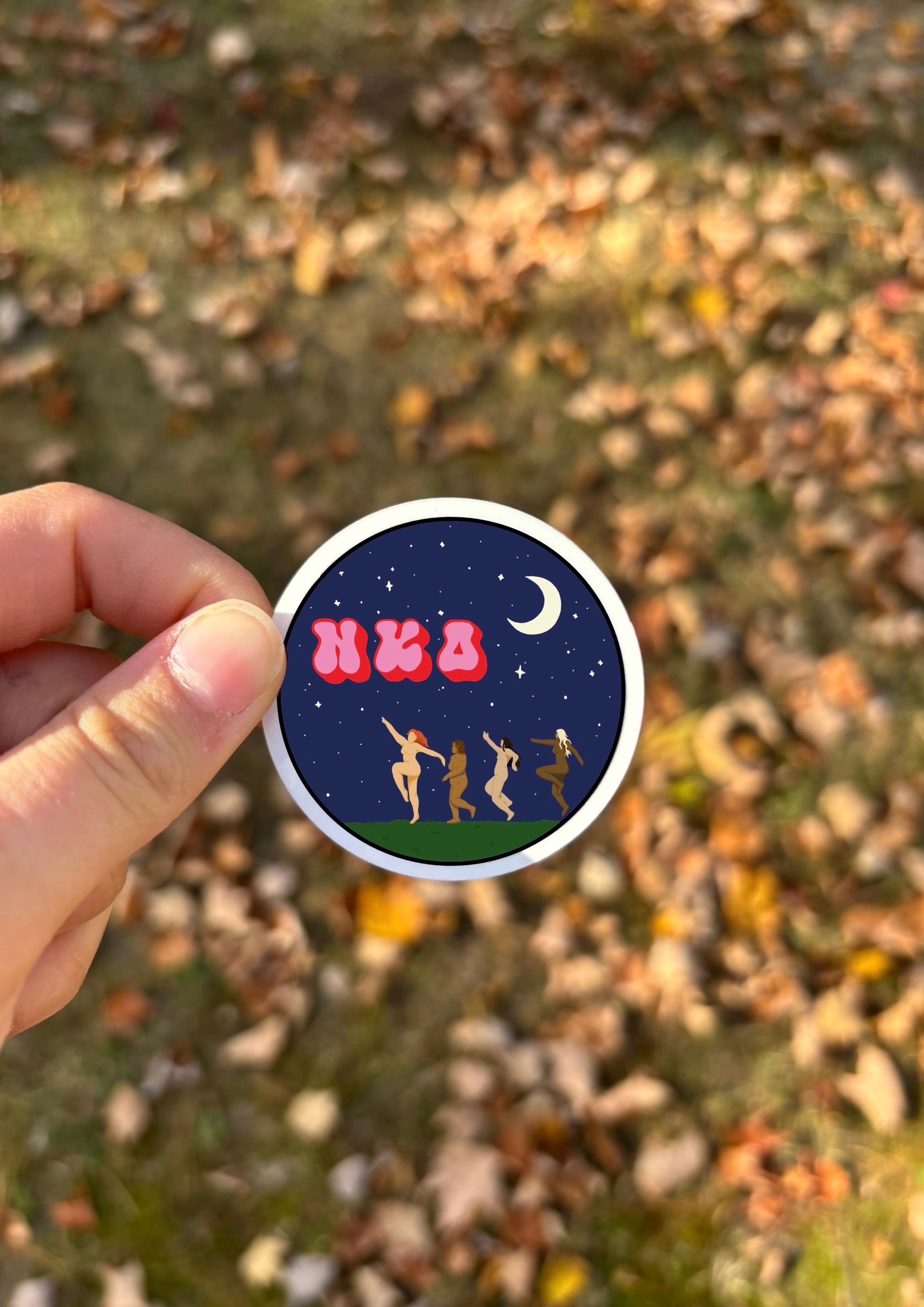 NKD Sticker - Etsy