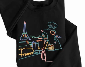 Ratatouille Hoodie, Remy Chef Sweatshirt, Disney Epcot Jumper, Little Chef Pullover, Food and Wine Festival Gift Paris Mouse Crewneck
