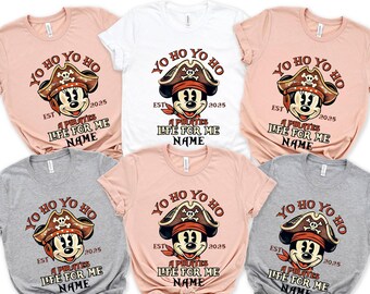 Personalized Disney Pirates Family Cruise Shirt