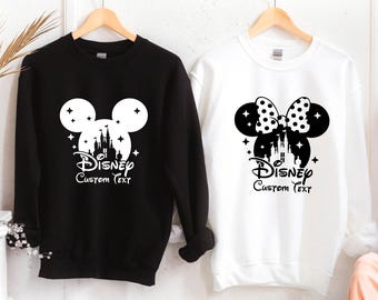 Sweat personnalisé famille Disney, Mickey Minnie Disneyland Vacation