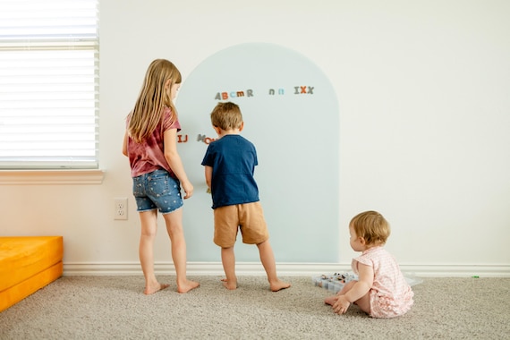 NEW Removable Magnet Magic Arch With FabricGrip Technology - Damage-Free Magnetic Playroom Decal, Art Board, Magnet Board