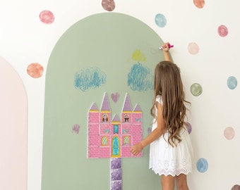 NEW Removable Magnet Magic Arch With FabricGrip Technology - Damage-Free Magnetic Playroom Decal, Art Board, Magnet Board