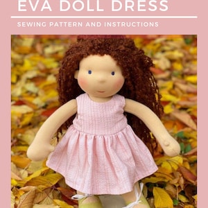 Eva Doll Dress – PDF Sewing Pattern for 45 cm Waldorf-Inspired Cloth Doll