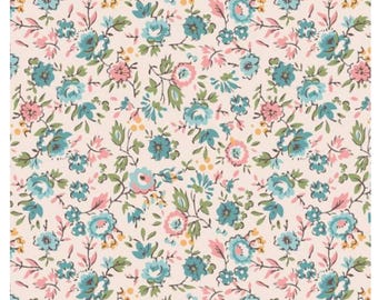 3 yard cuts of Floral Wide Back Quilt Backing Fabric | 108" | Piece & Plenty Floral Latte - Lori Holt
