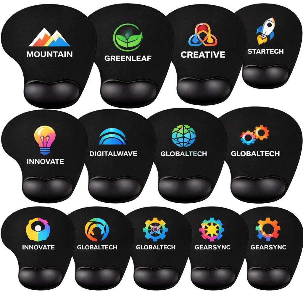 Mouse Padding Custom Ergonomic Mouse Pad With Wrist Support | Bulk Corporate Use - Etsy
