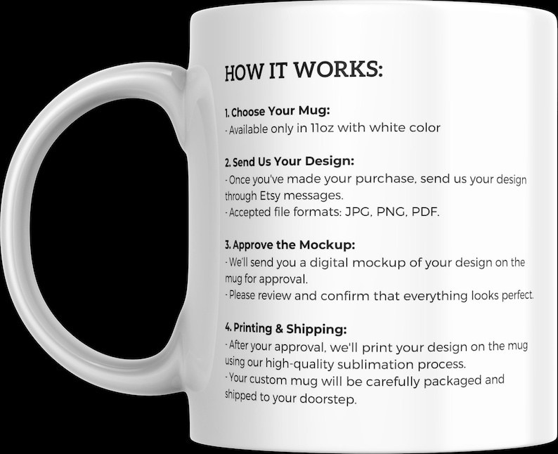 personalized mug of your choice