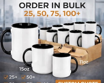Black Ceramic Coffee Mug with Colored Inside – Motivational Gift