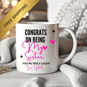 Personalized Sister Mug, Funny Gift, Sister Gifts, Sister Mugs, Sister Gift From Sister, Coffee Mug For Sister, Sister Cup, Gift For Sister