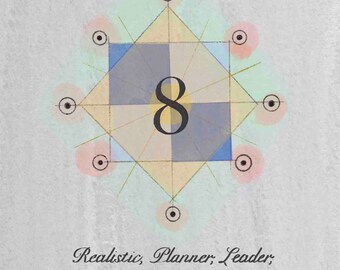 Numerology Life Path #8 Print