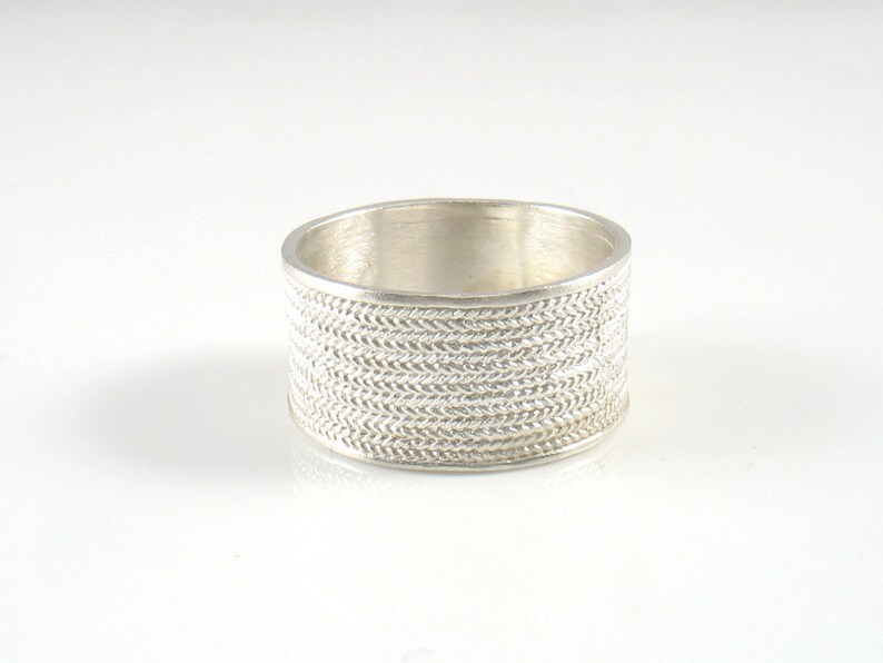 filigree silver ring handmade ring. sterling filigree braid ring Sterling silver braid wedding band silver engagement braid silver band