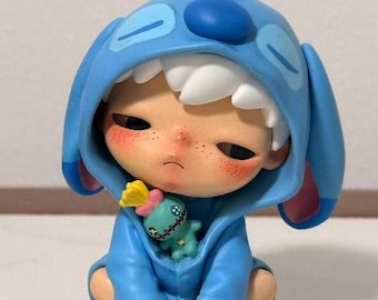 その他 Popmart hirono customize Customize Commission: Custom Hirono Popmart to Stitch Handmade