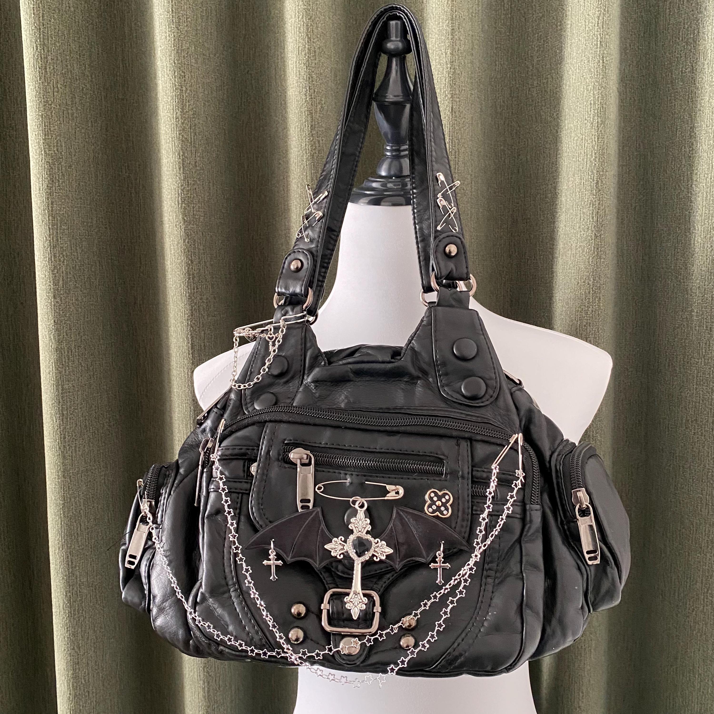 Y2k Leather Bag - Etsy Y2k Leather Bag - Etsy