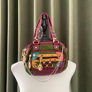 Y2K Remake fait main souple en cuir PU sac à main Mini sac à bandoulière mignon sac à bandoulière sac punk pour femmes fille fête cadeau voyage