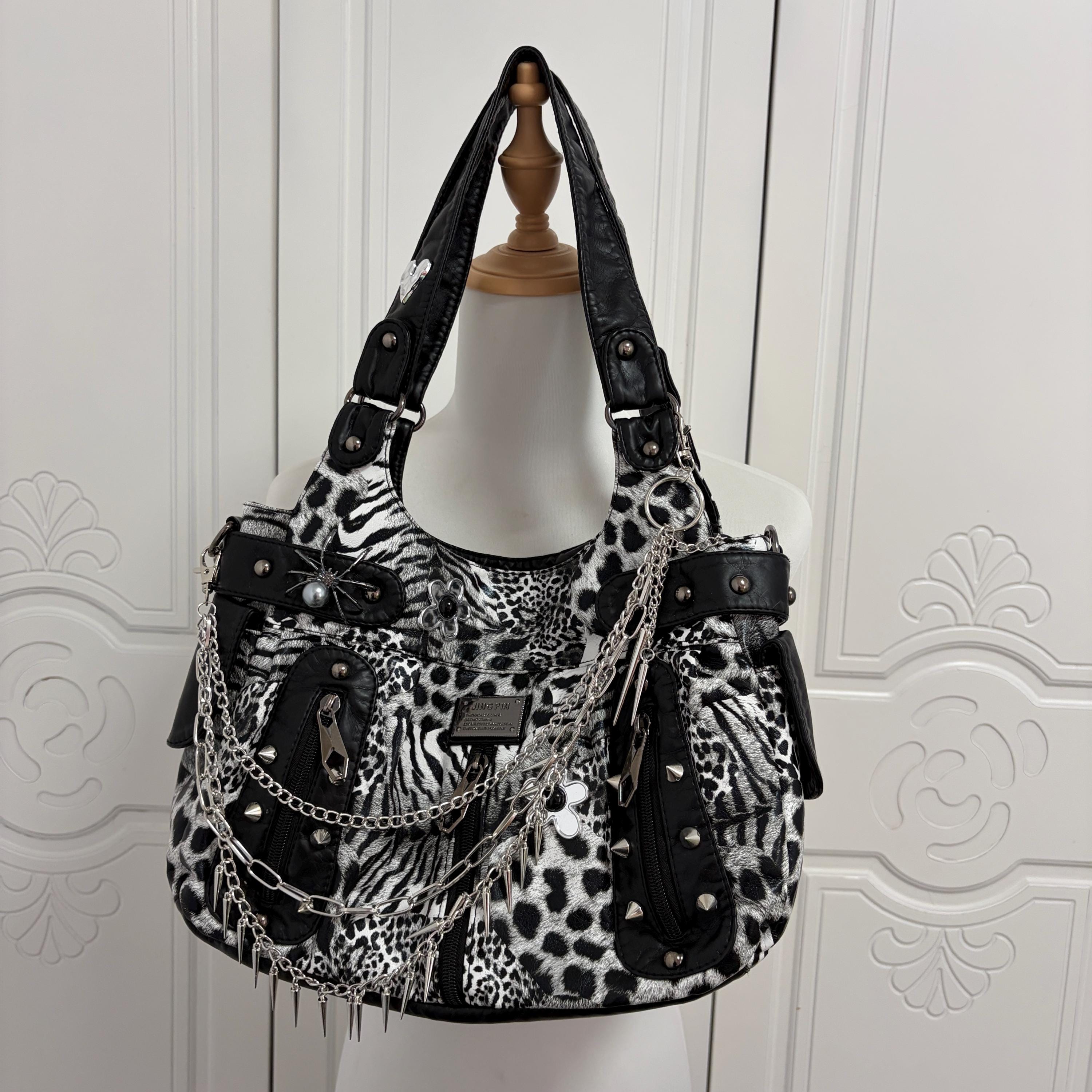 Leopard Print Y2k Bag - Etsy