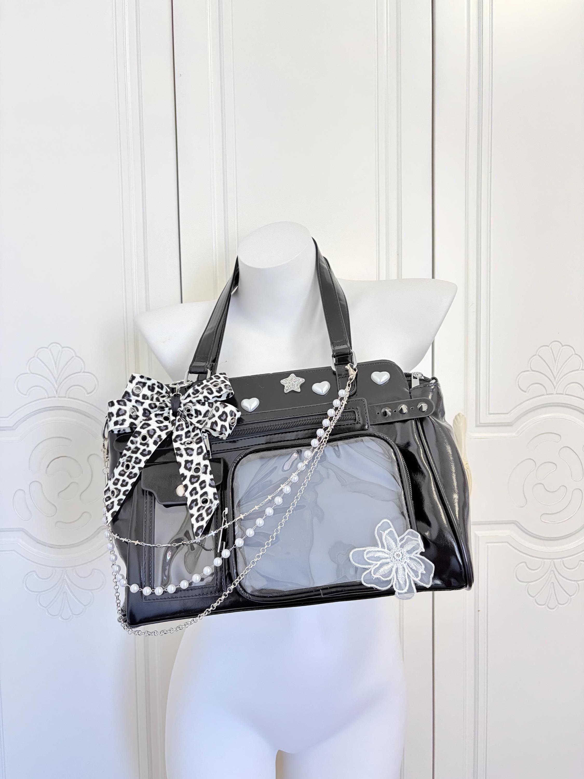 y2k vintage leather studs Boston bag 90s Y2k Studs Bag - Etsy