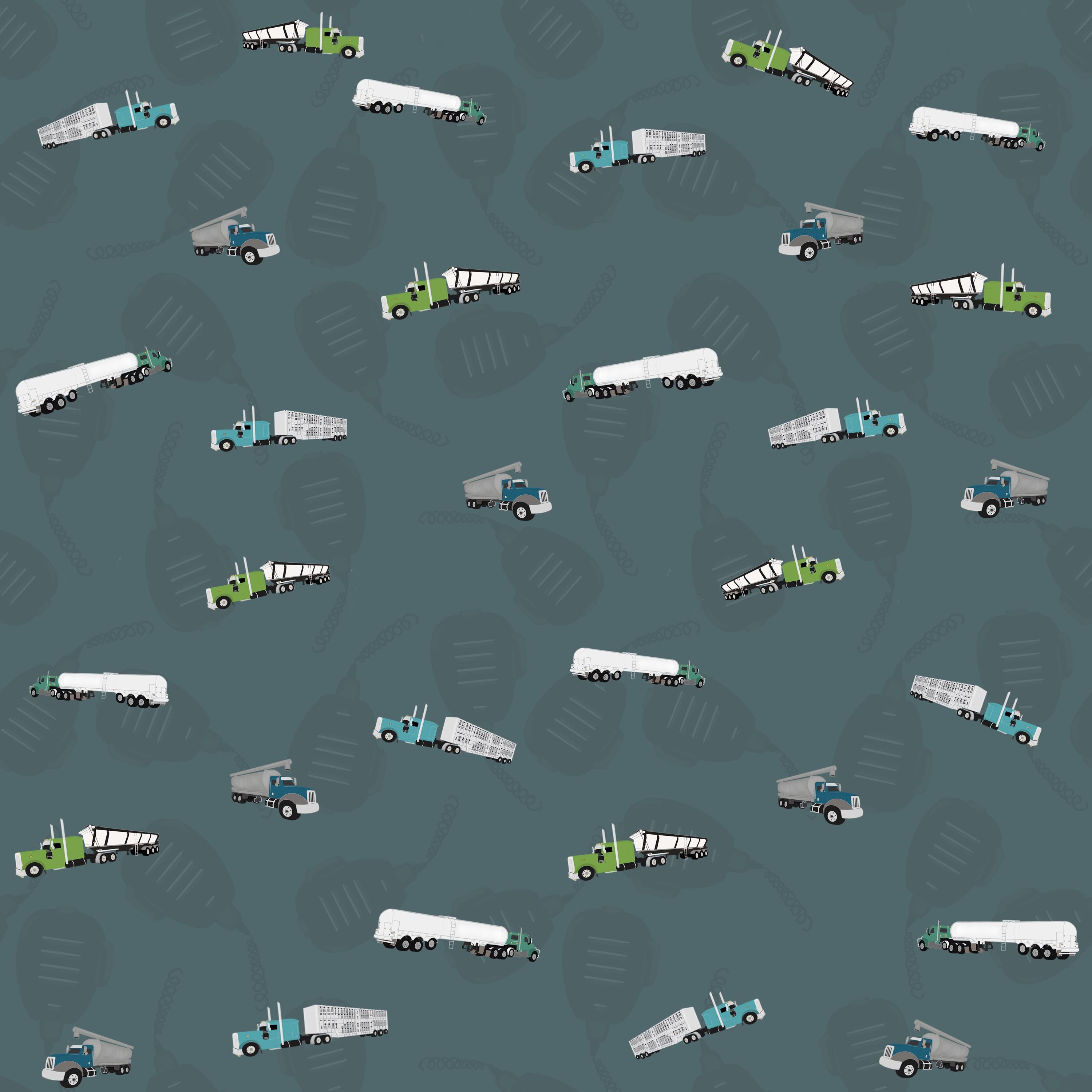 Transporter Pattern Trucks + Trailers Seamless Pattern | PNG Downloads, 4 Files With ...