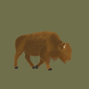 Téléchargement PNG Buffalo / dessinés à la main, vache, taureau, montagnes, faune, western, ouest, forêt, cœur, ranch, percutant
